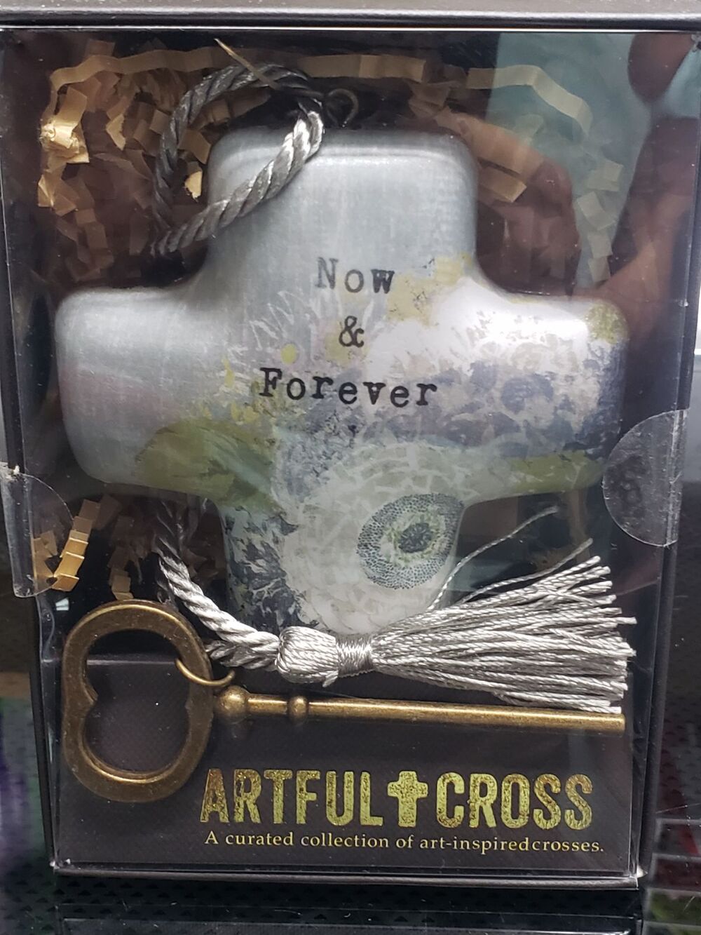 Demdaco Now and Forever Artful Cross * Now & Forever